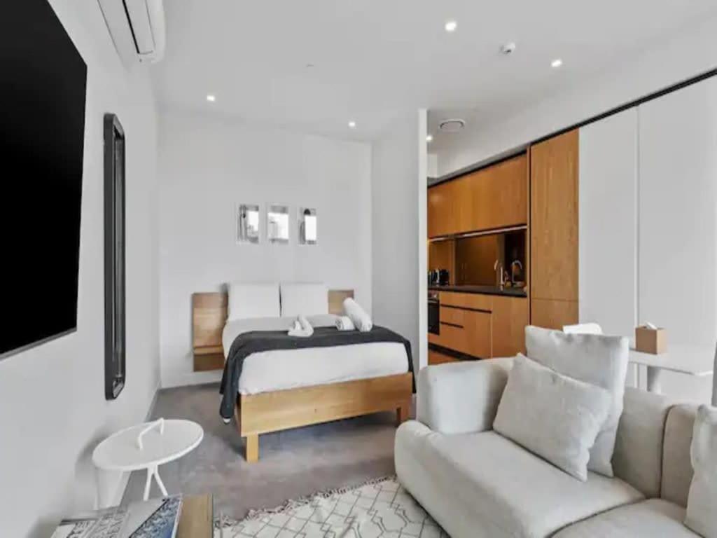 Modern One Bedroom Apartment In Wynyard Quarter 오클랜드 외부 사진