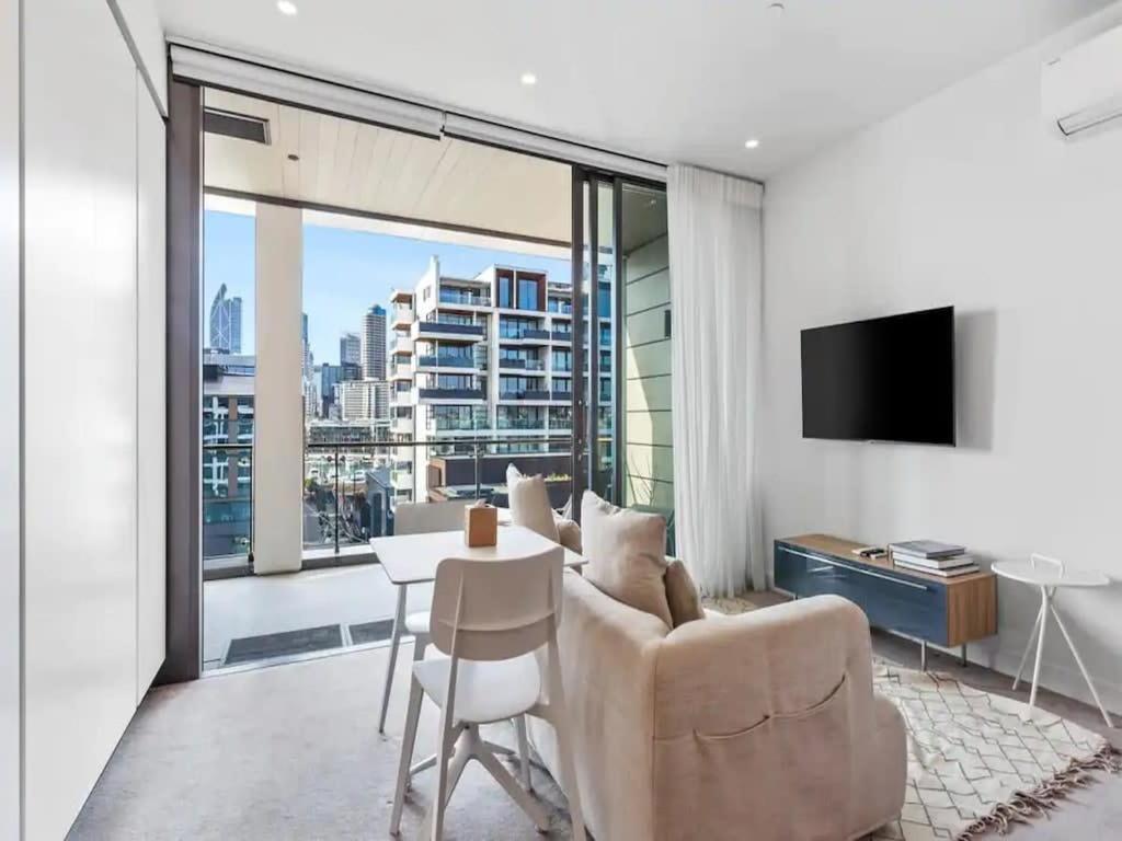 Modern One Bedroom Apartment In Wynyard Quarter 오클랜드 외부 사진