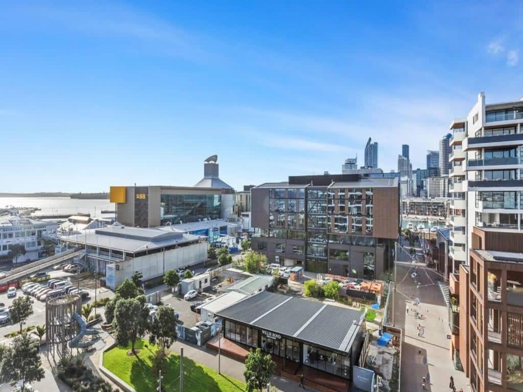 Modern One Bedroom Apartment In Wynyard Quarter 오클랜드 외부 사진
